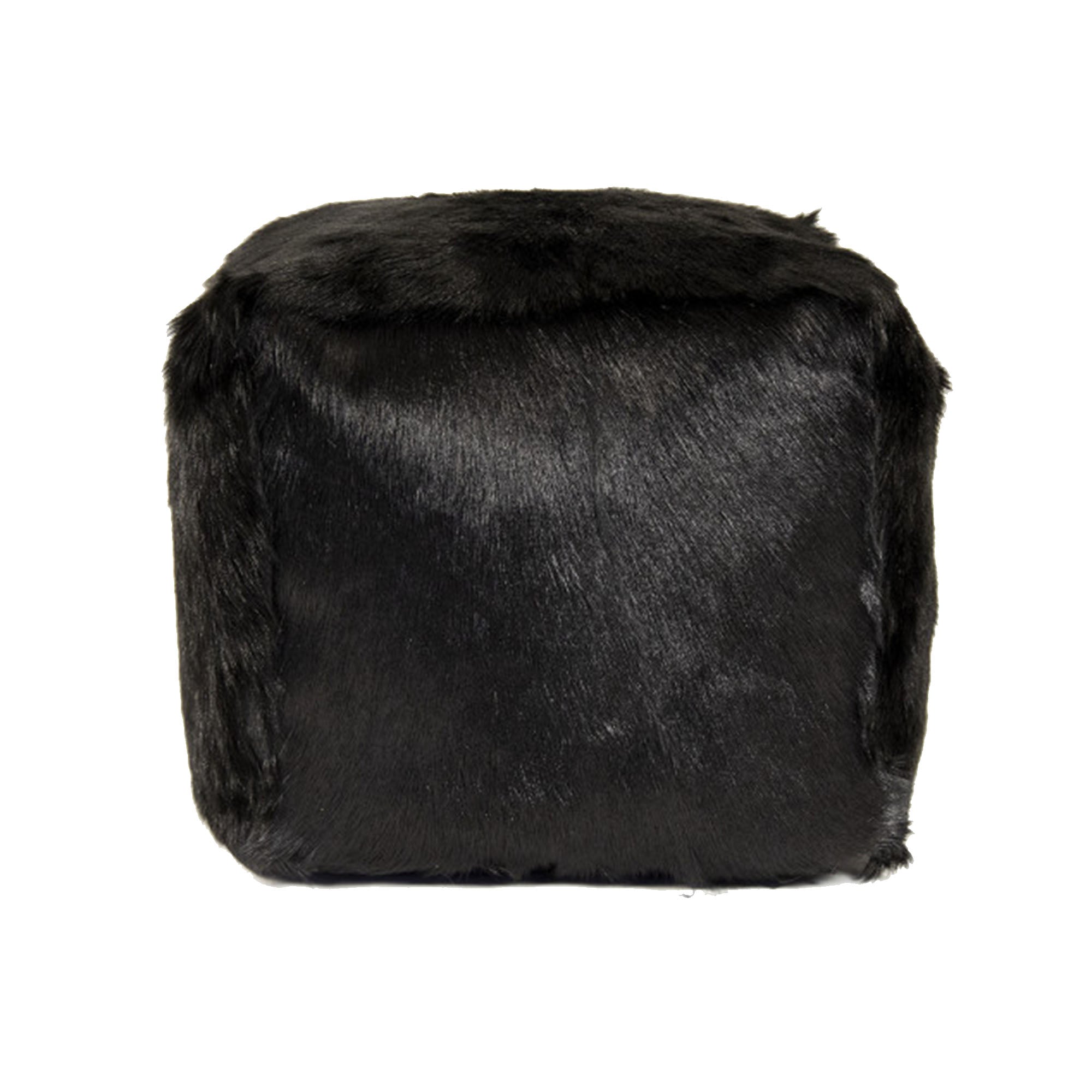 Tibetan Goat Fur Pouf