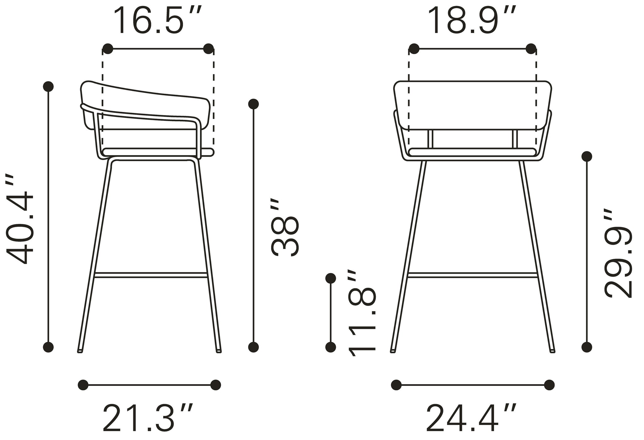 Stefan Bar Chair