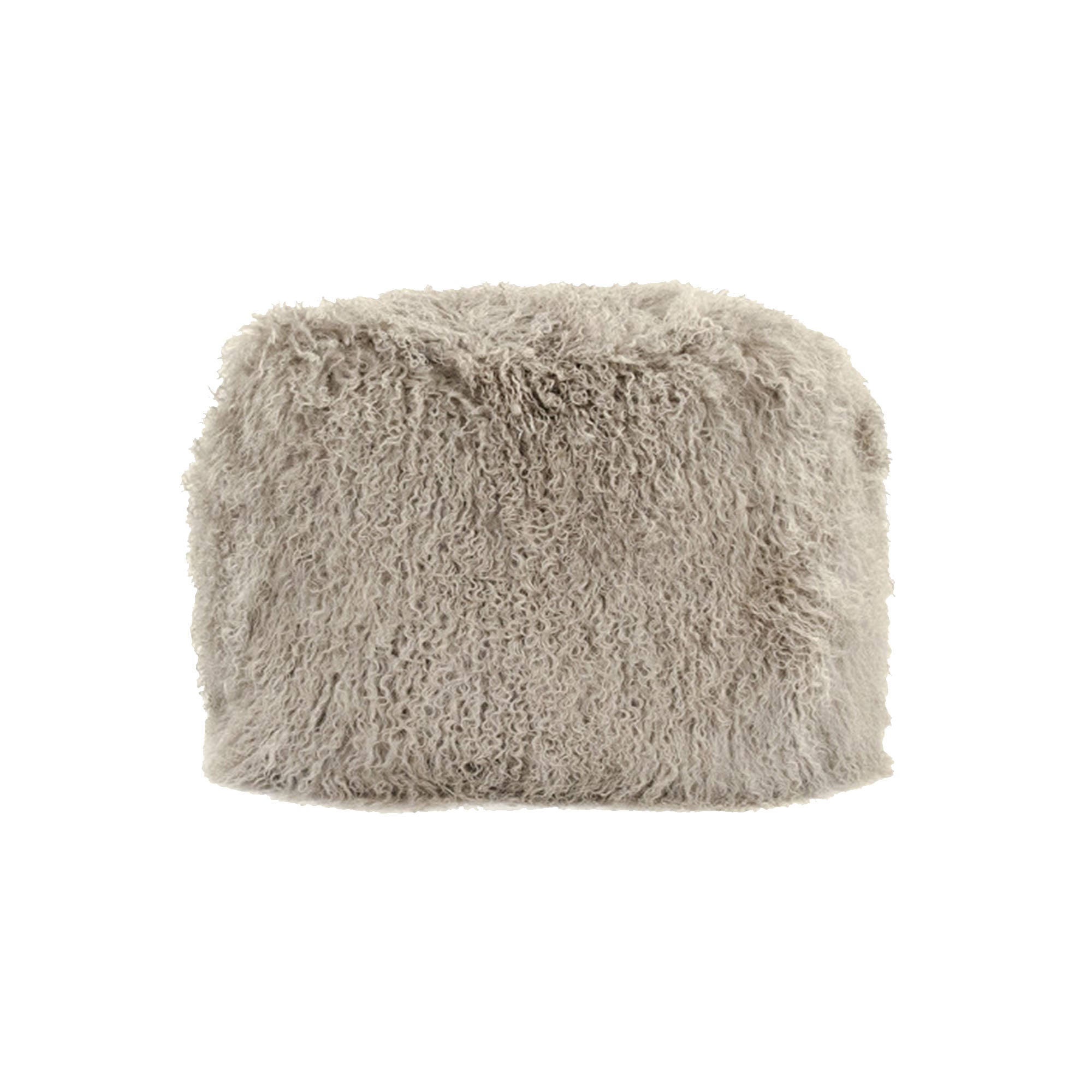 Tibetan Lamb Fur Pouf