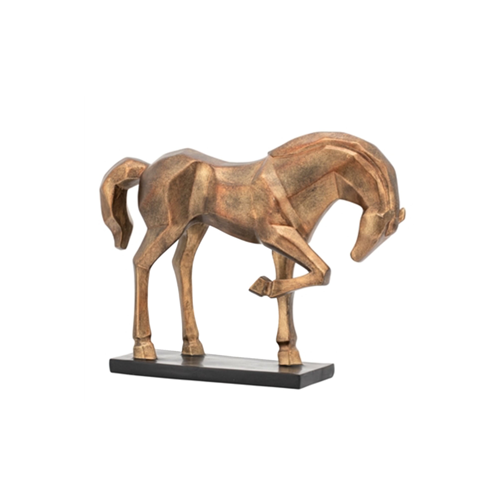 Antique Carved Majestic Horse Statue