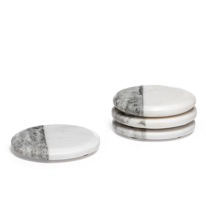 Marble Coasters Round Set