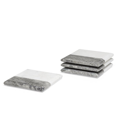 Marble Coasters Square Set