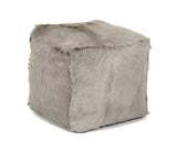 Tibetan Goat Fur Pouf