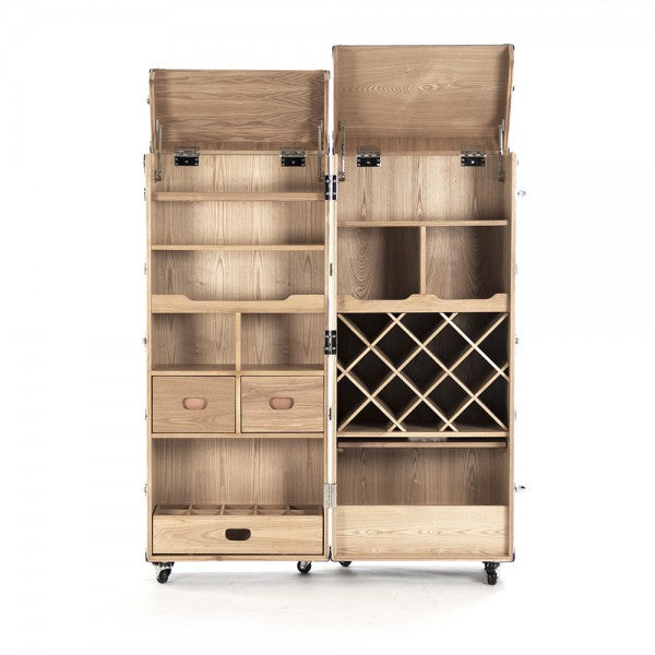 Santina Foldable Wine Cabinet