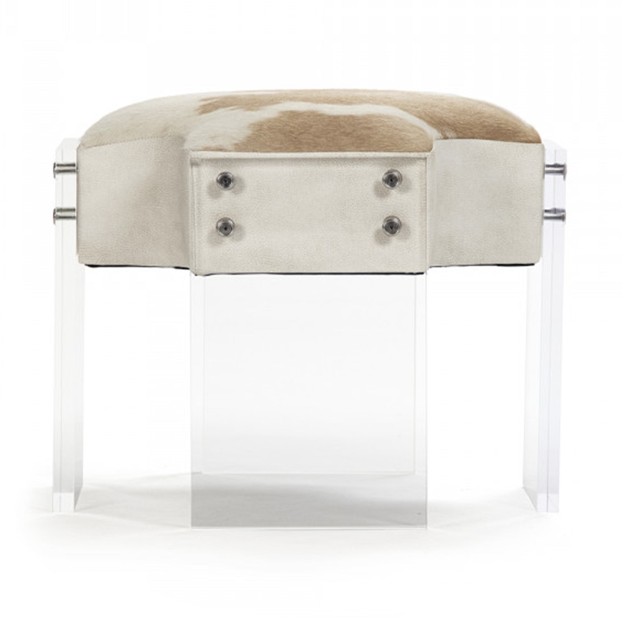 Holly Cowhide Stool