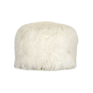 Tibetan Lamb Fur Pouf