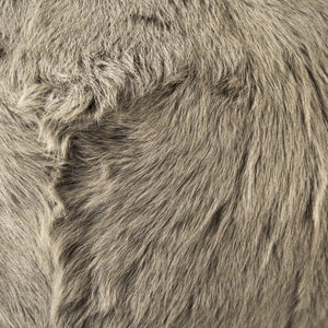 Tibetan Goat Fur Ottoman